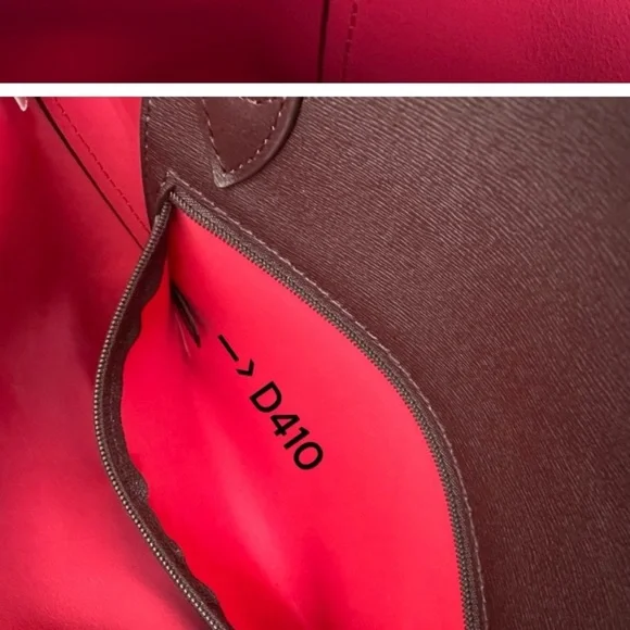 KATE SPADE Kaci Chocolate Cherry Small Leather Tote Shoulder Bag Purse D410 NWOT - Picture 10 of 12